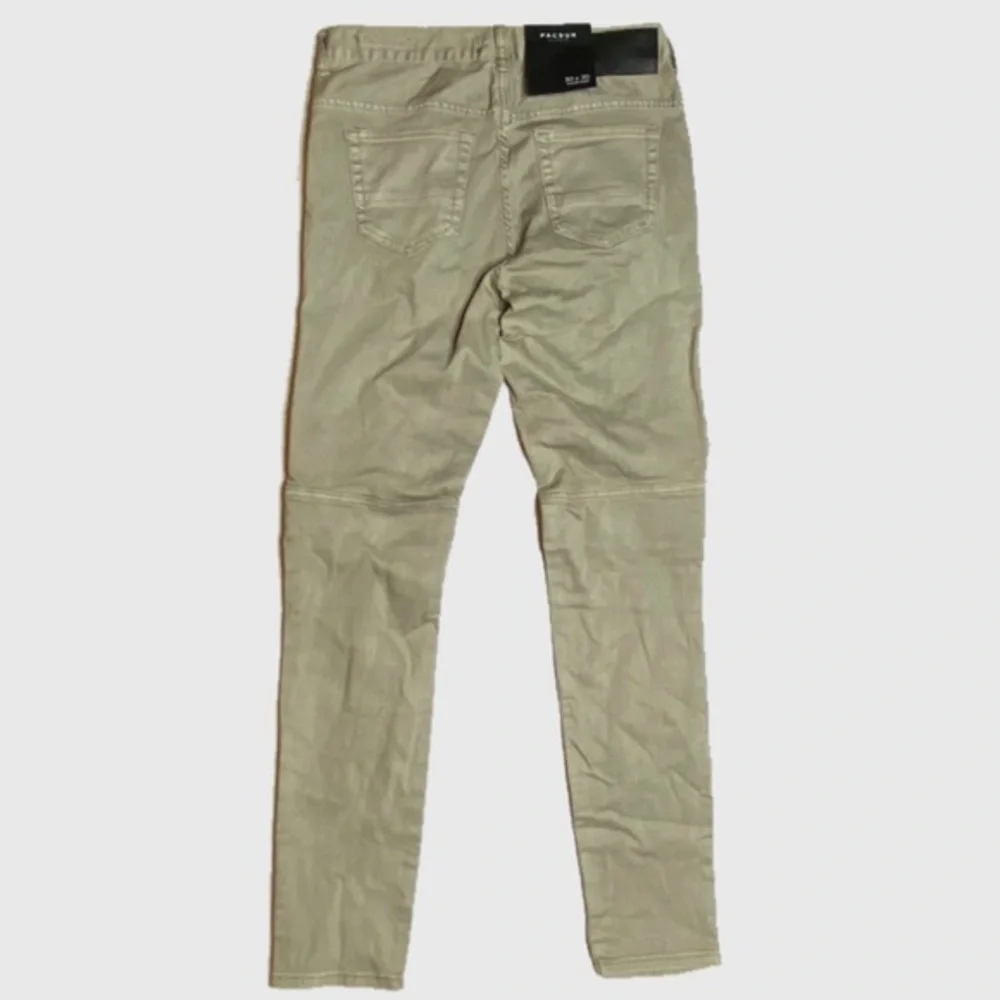 Pacsun Stacked Skinny Knee Zipper Jeans NWT